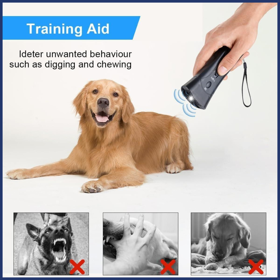 BarkShield – Ultrasonic Dog Repeller & LED Flashlight