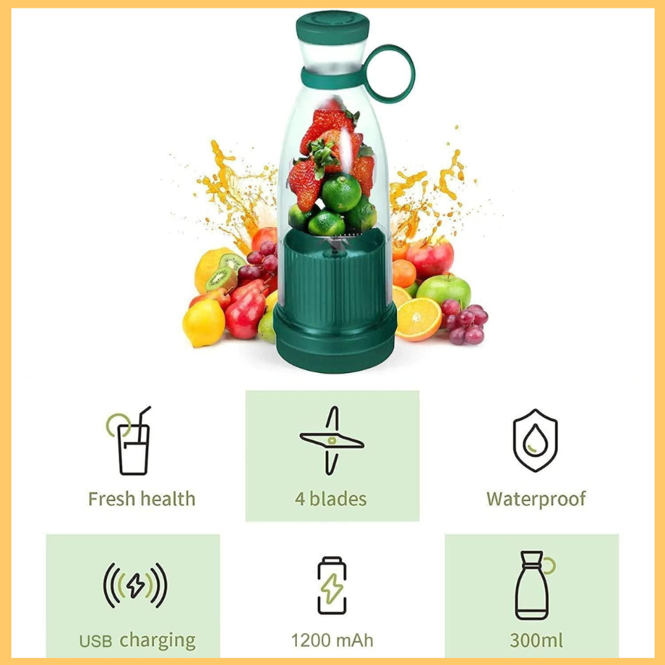 BlendGo – Portable USB Rechargeable Mini Juicer