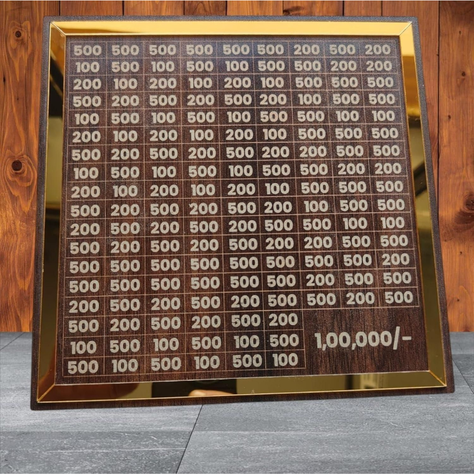 SaveBox – Wooden Savings Challenge Piggy Bank
