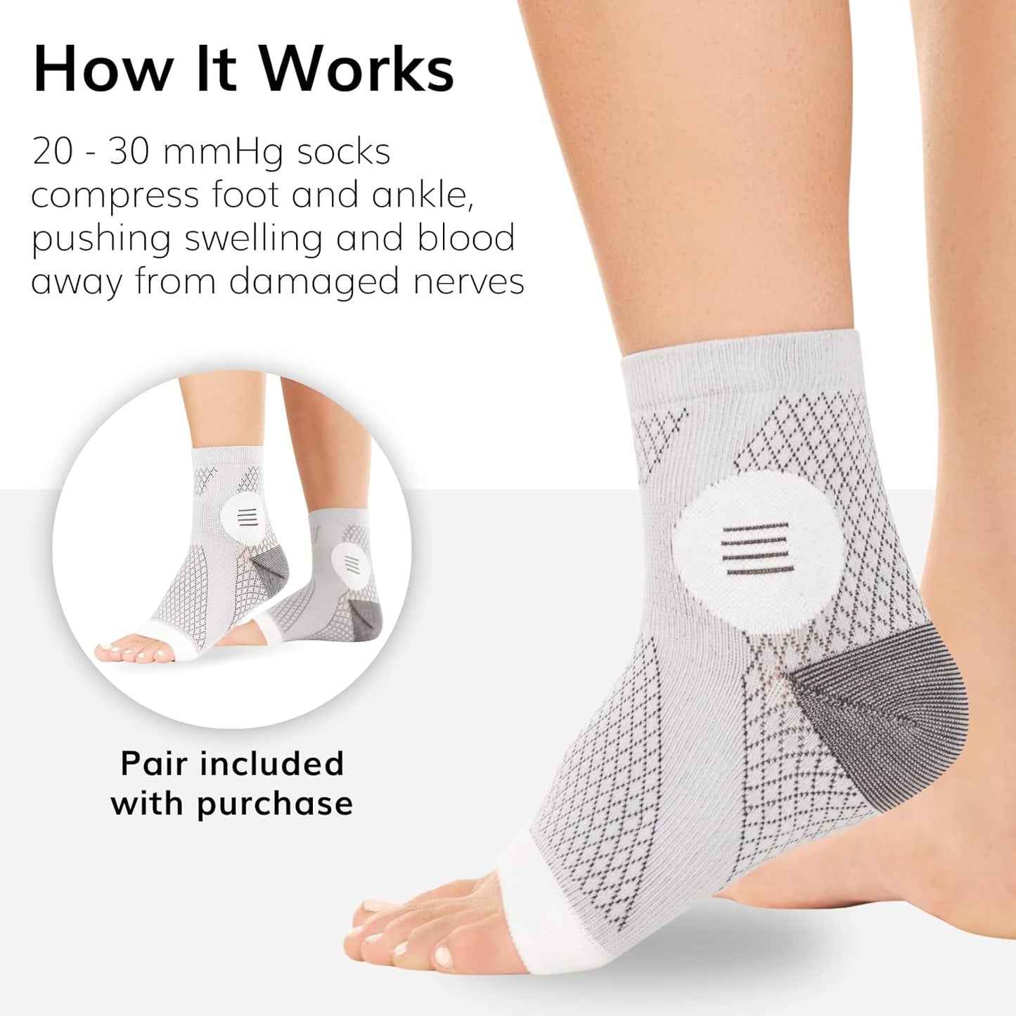 NeuroSox - Instant Relief Neuropathy Socks for Women & Men