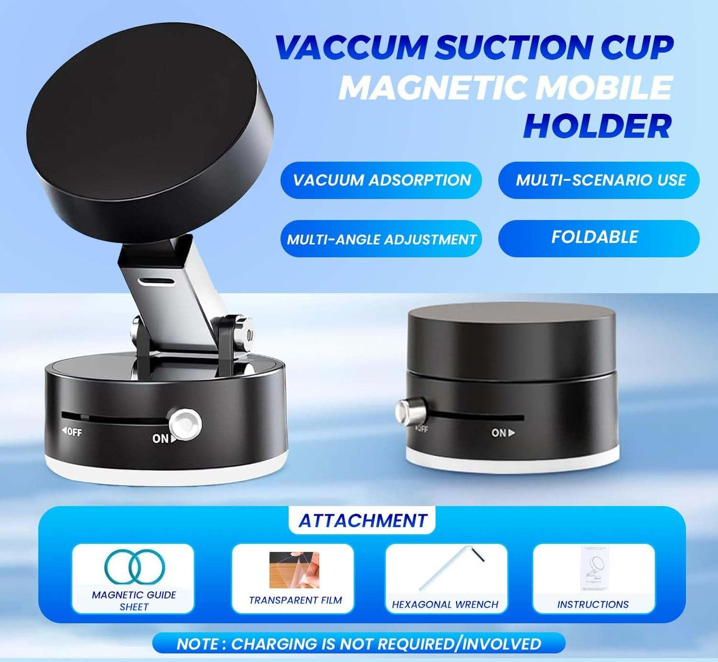 MagnoGrip 360 - Magnetic Suction Phone Holder