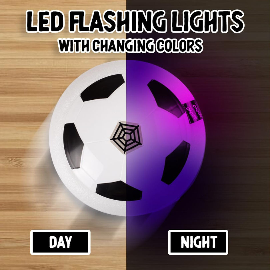 AirKick β LED Hover Football Toy for Kids (Indoor Use)