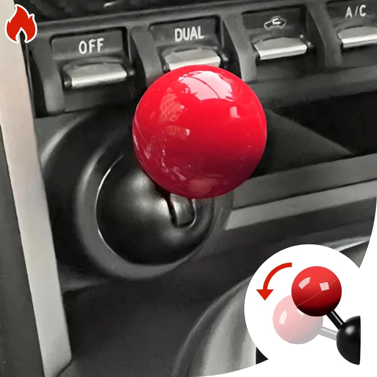 MotorCap Premium Push Start Button Cover