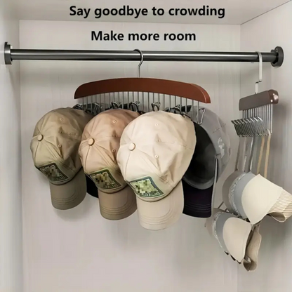 HangMate – Multi-Hook Wooden Hanger for Closets