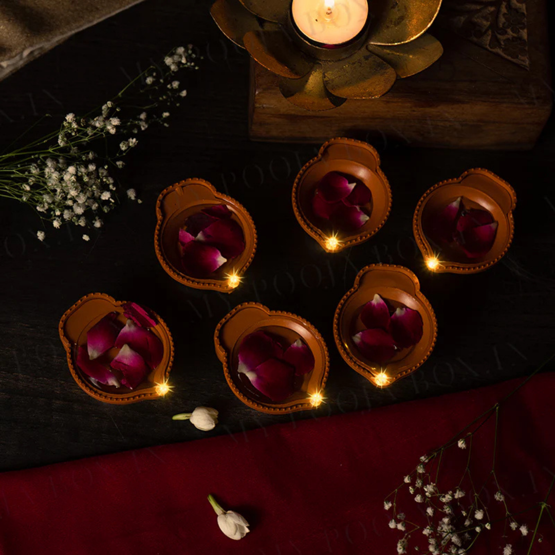 DivineAura Water Diyas