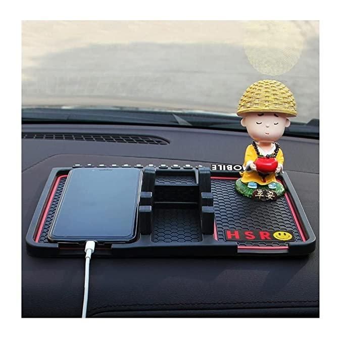 DashDock Pro – Anti-Slip Dashboard Phone Holder with Number Display