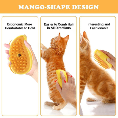 FurMist – 3-in-1 Steaming Pet Hairbrush