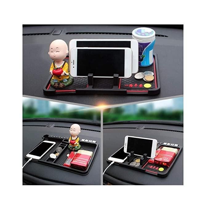DashDock Pro – Anti-Slip Dashboard Phone Holder with Number Display