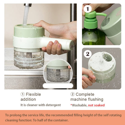 ChopEasy – 4-in-1 Portable Electric Vegetable Cutter Set