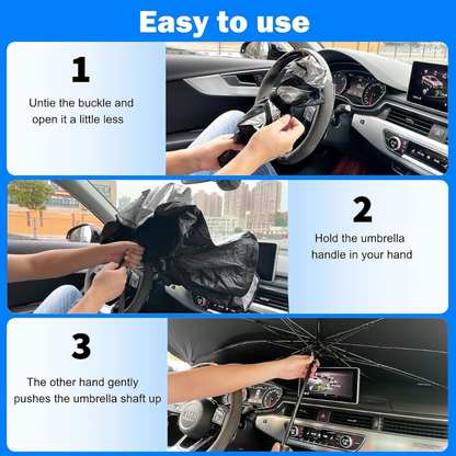 DriveCool – Car Windshield Sun Shade Umbrella