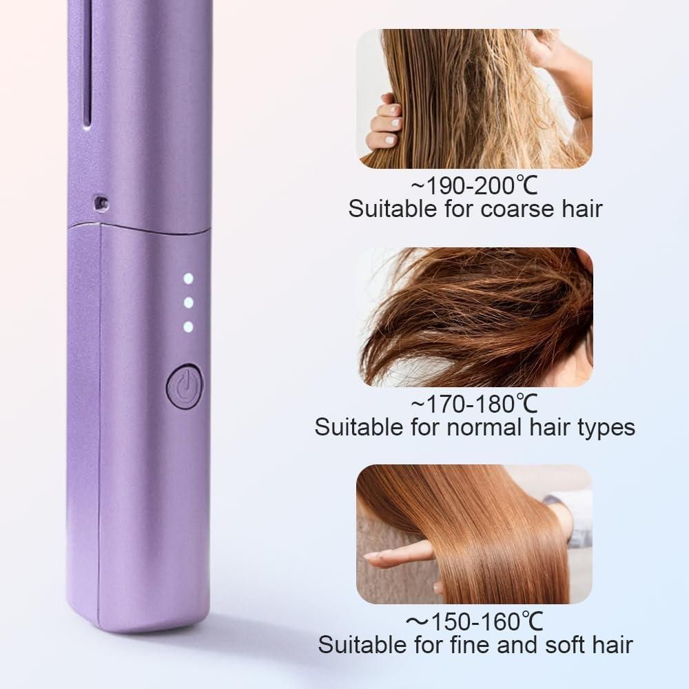 ZenComb – Cordless Mini Hair Straightener & Hot Comb