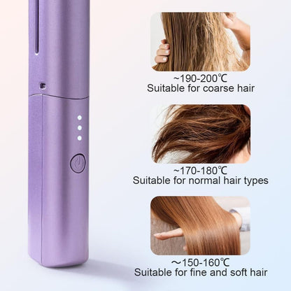 ZenComb – Cordless Mini Hair Straightener & Hot Comb