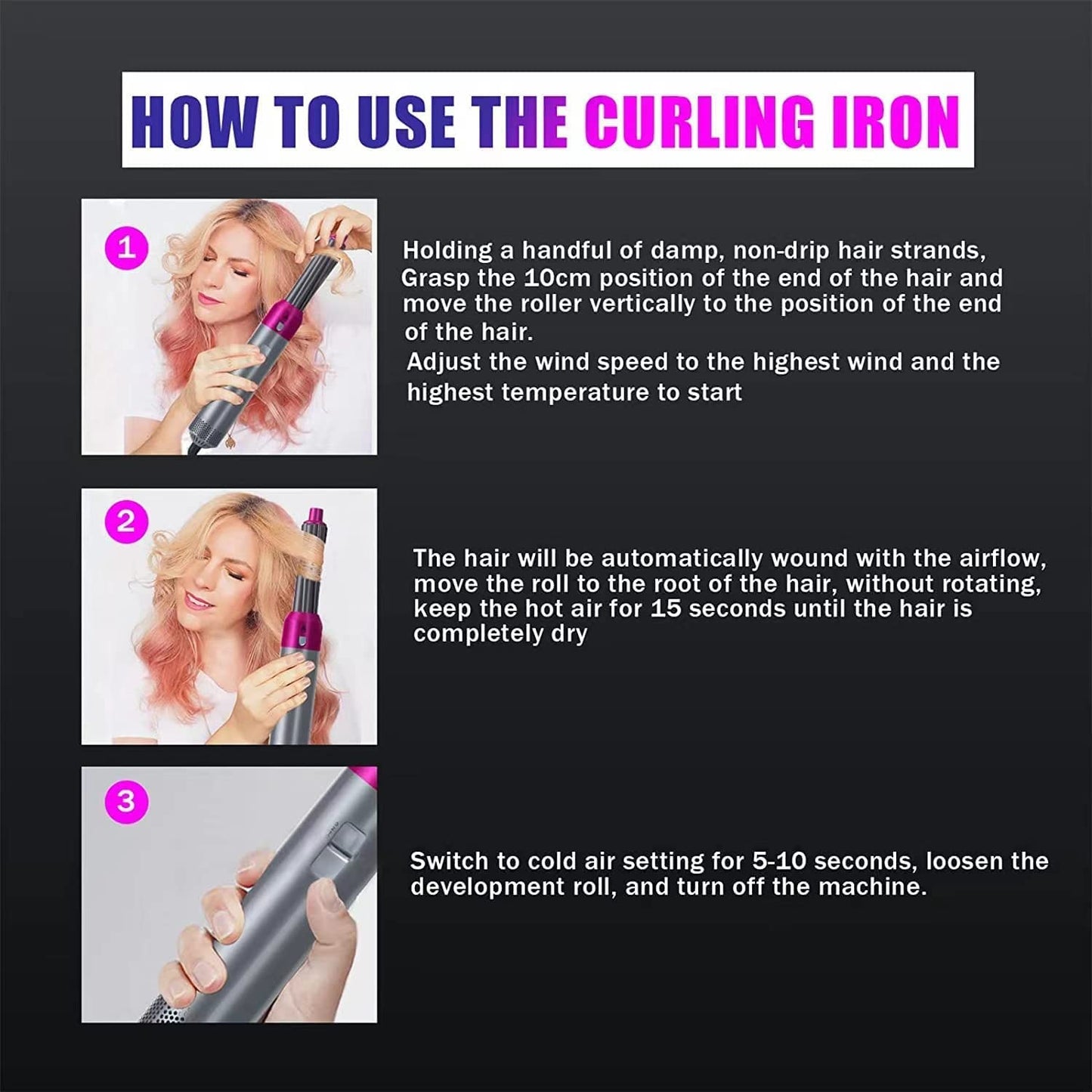 StyleEase 5-in-1 Hot Air Brush