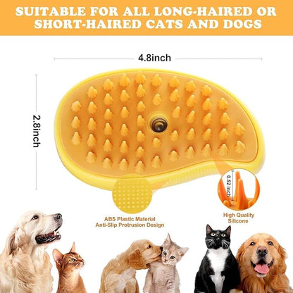 FurMist – 3-in-1 Steaming Pet Hairbrush
