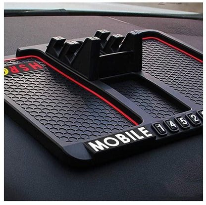 DashDock Pro – Anti-Slip Dashboard Phone Holder with Number Display