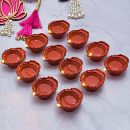 DivineAura Water Diyas