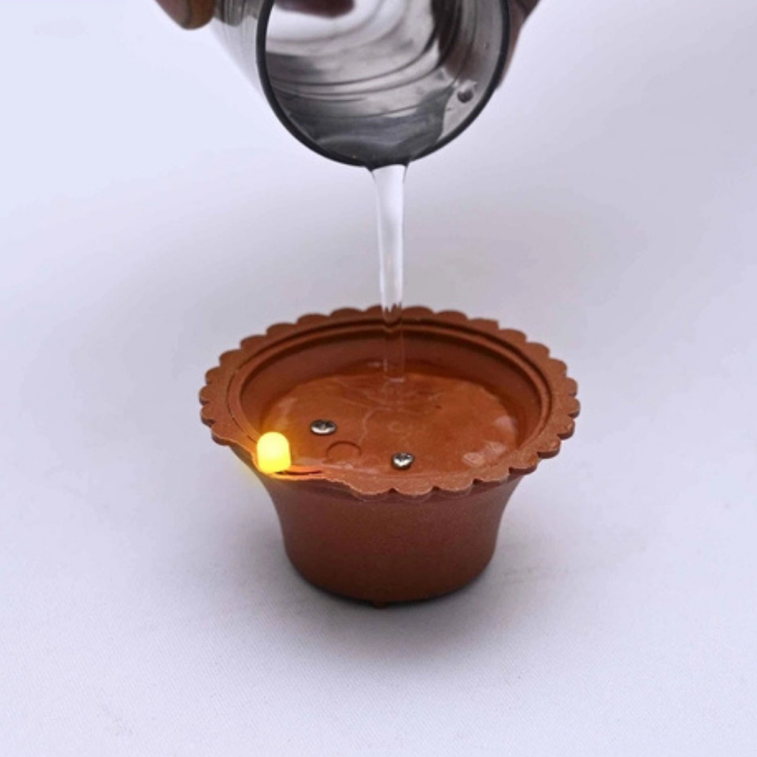 DivineAura Water Diyas
