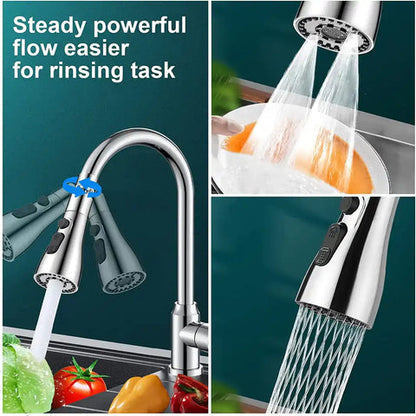 🚿 AquaCraft – 3-Mode Stainless Steel Kitchen Fauce