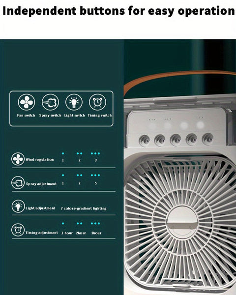 CoolMist Pro – Portable USB Mist Fan & Air Cooler