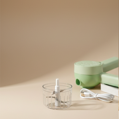 ChopEasy – 4-in-1 Portable Electric Vegetable Cutter Set