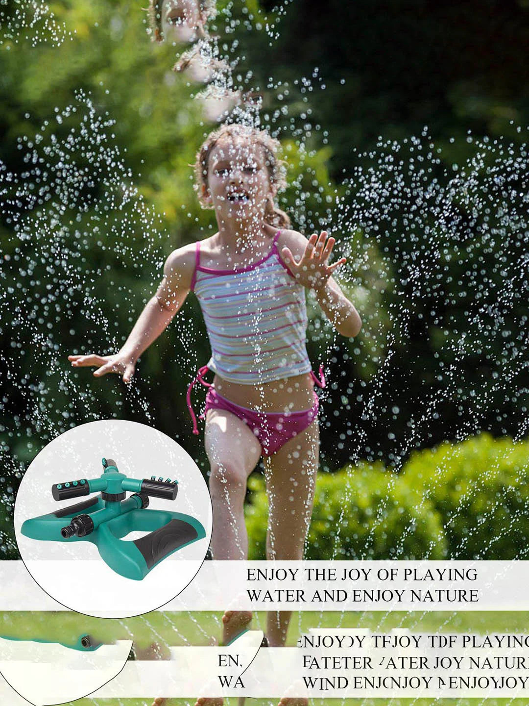 SpinSpray – 360° Automatic Garden Sprinkler