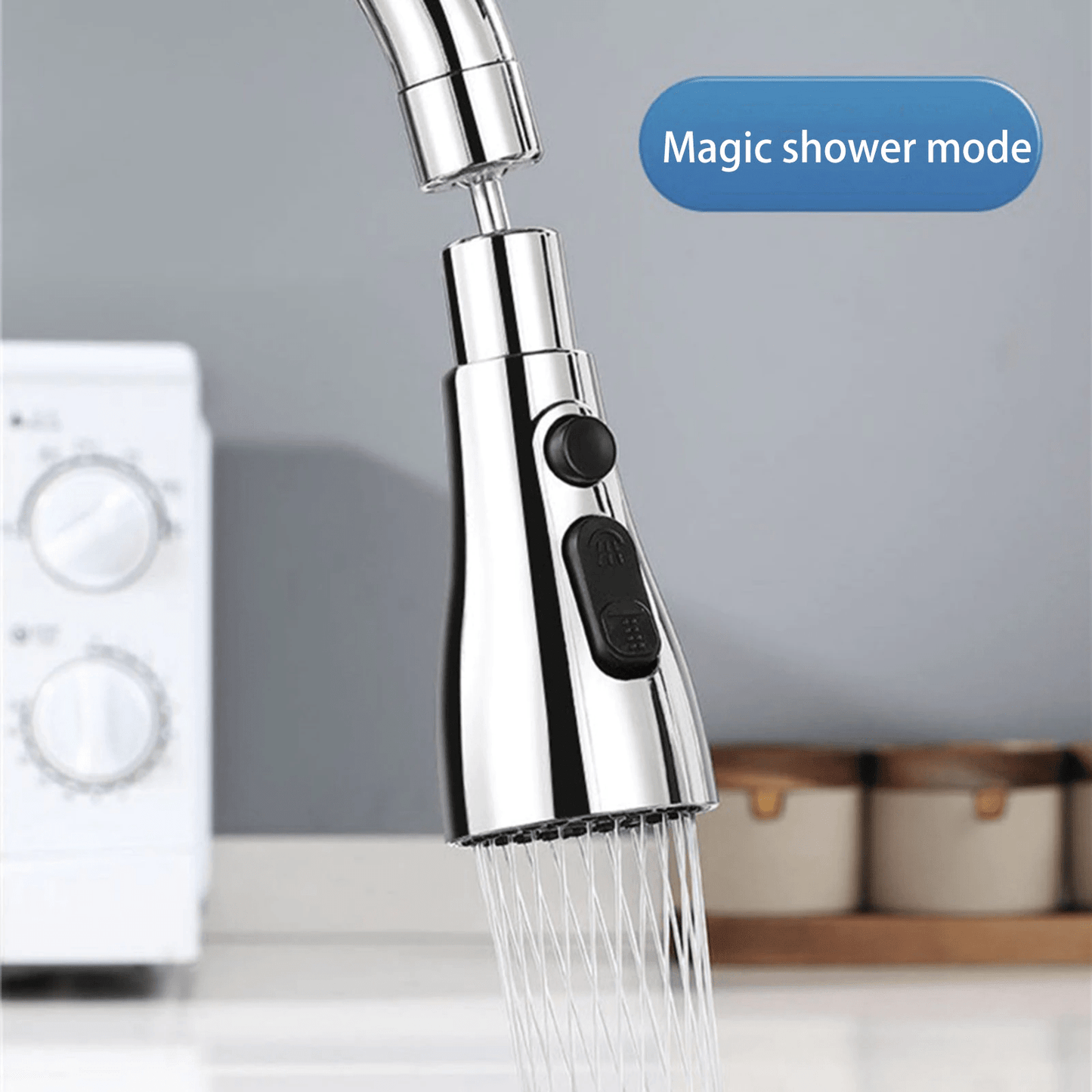 🚿 AquaCraft – 3-Mode Stainless Steel Kitchen Fauce