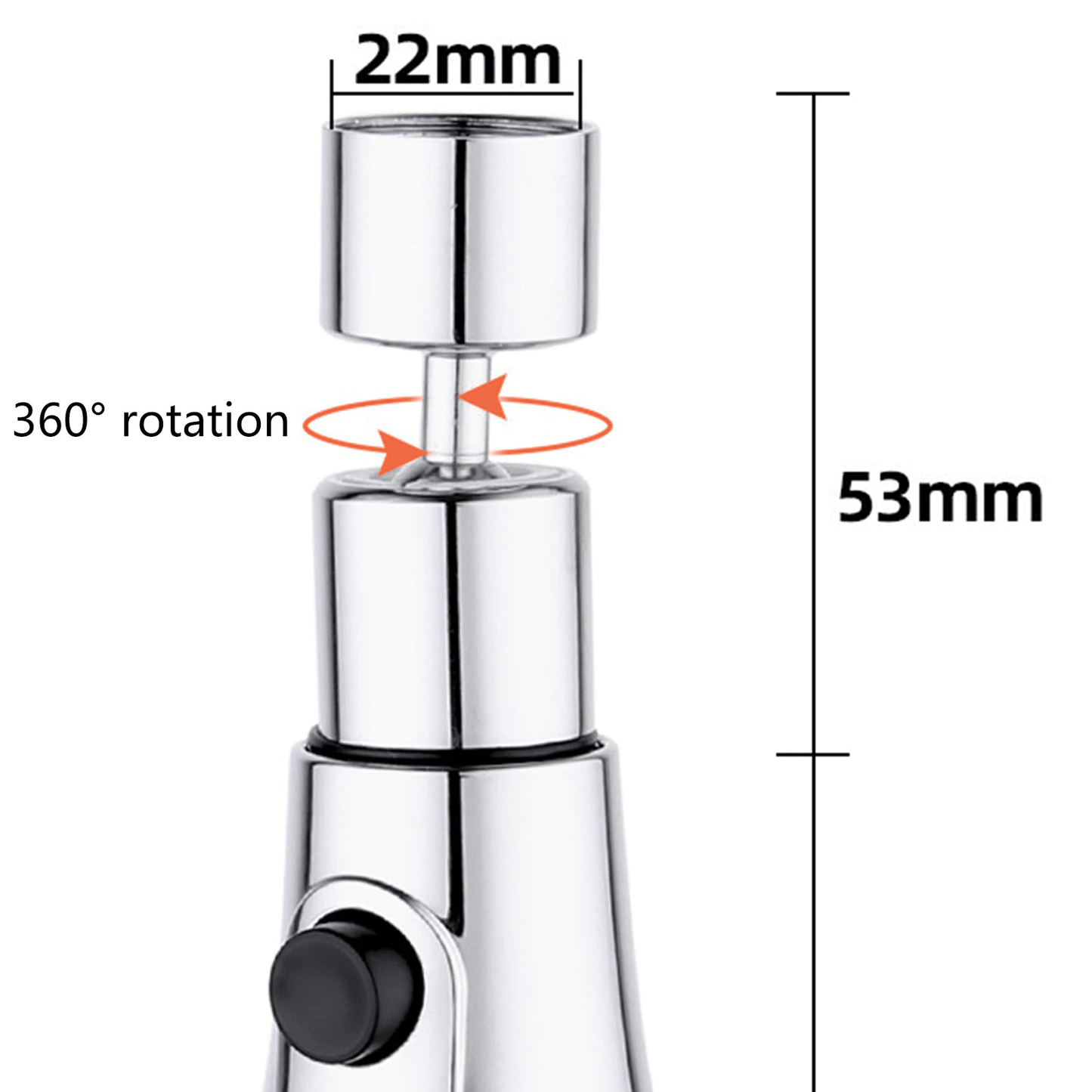 🚿 AquaCraft – 3-Mode Stainless Steel Kitchen Fauce