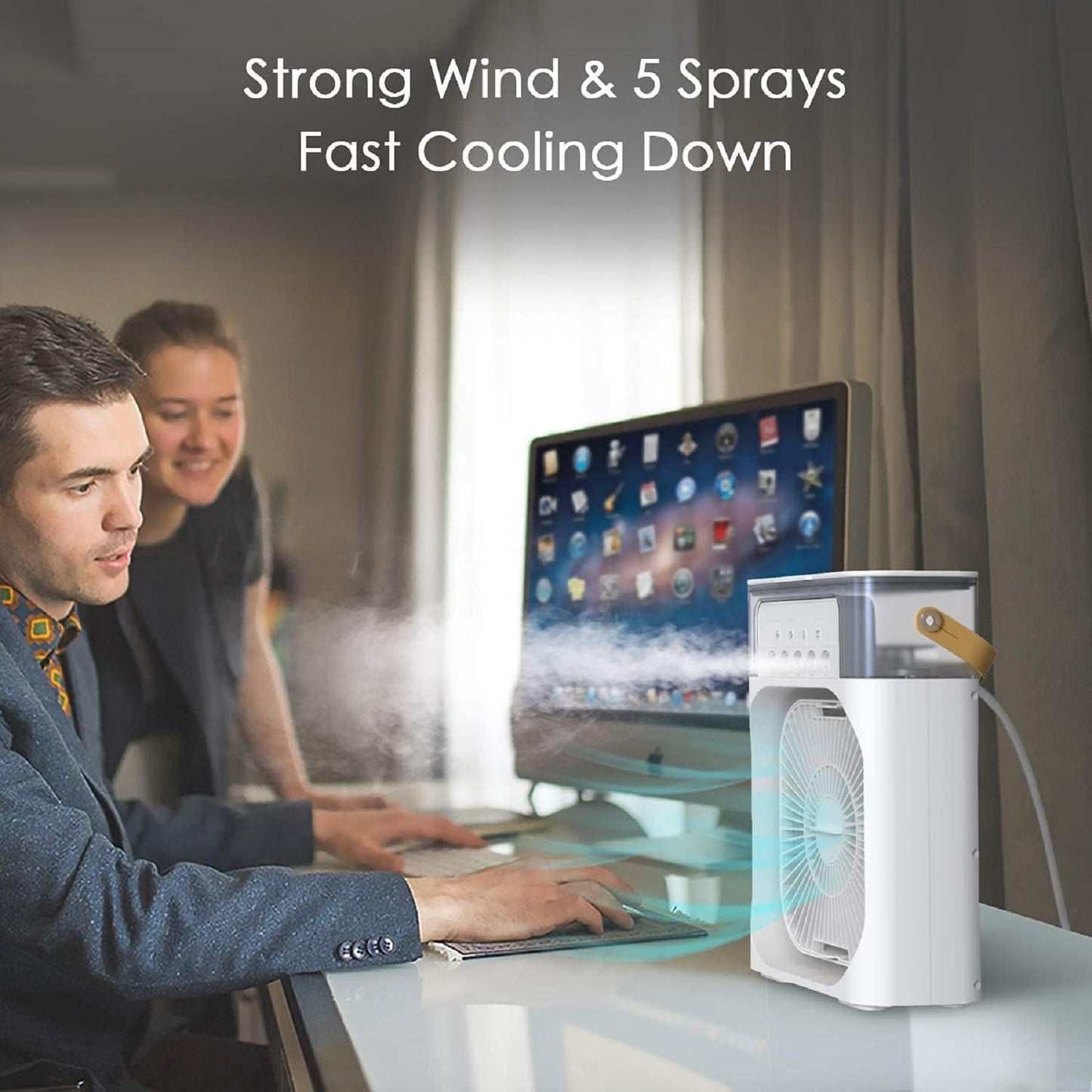 CoolMist Pro – Portable USB Mist Fan & Air Cooler