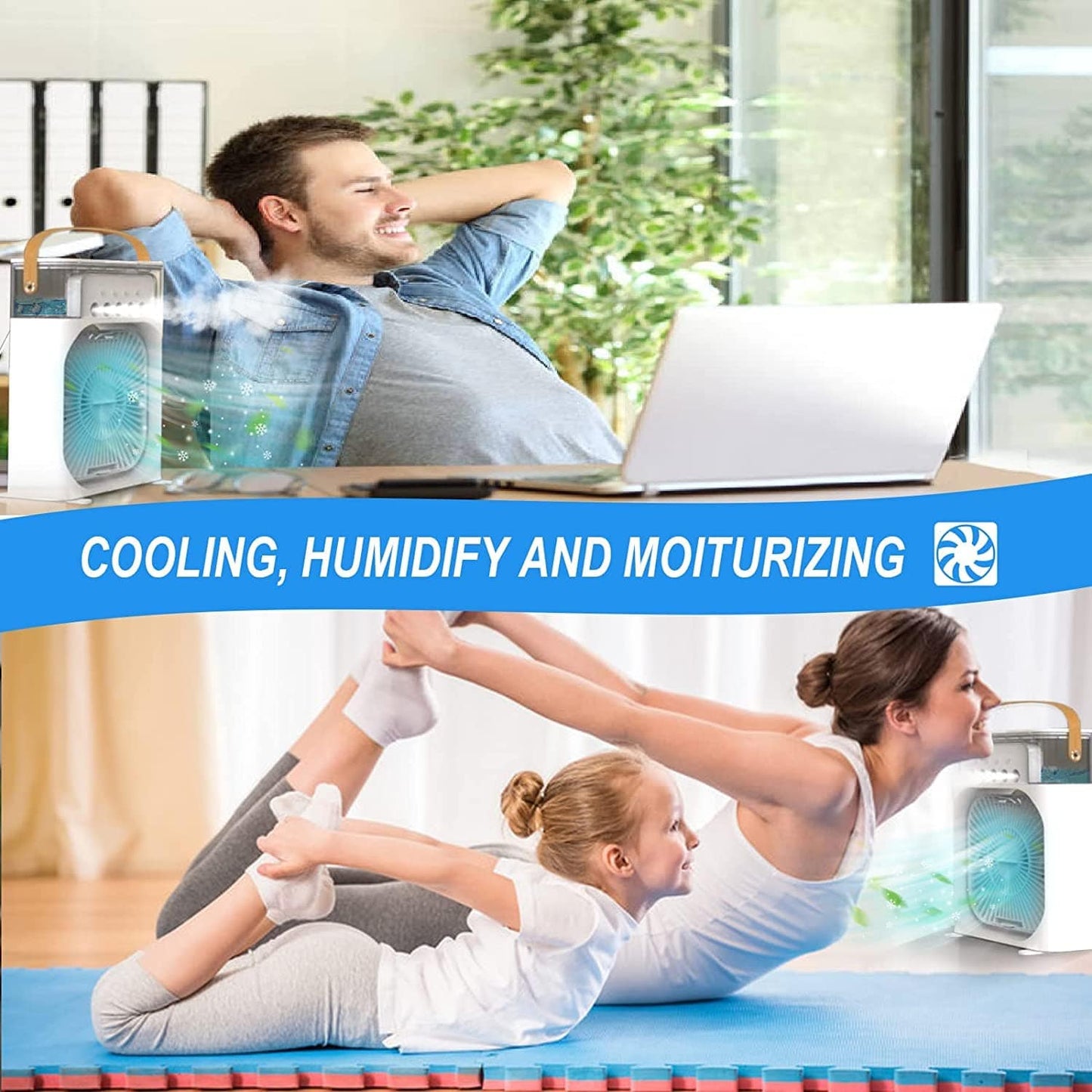 CoolMist Pro – Portable USB Mist Fan & Air Cooler