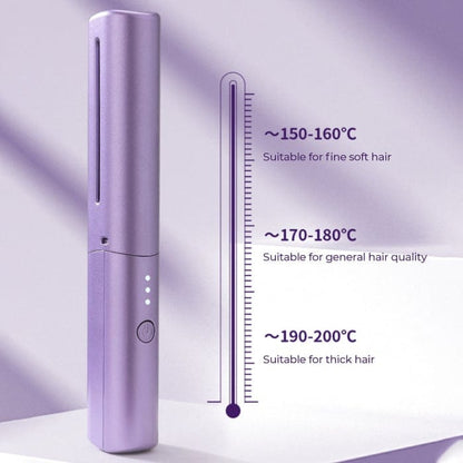 ZenComb – Cordless Mini Hair Straightener & Hot Comb